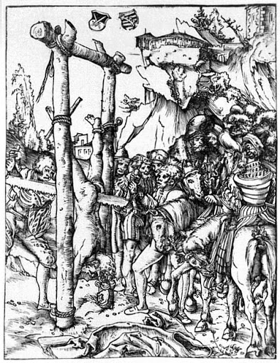 The Martyrdom of Simon the Zealot Lucas Cranach, (between 1539 and 1548)